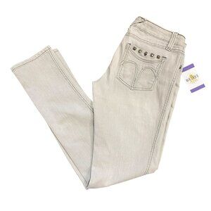 Daang Goodman Tripp NYC Skinny Jeans Juniors 5 Gray Grunge Punk Goth y2K Vintage